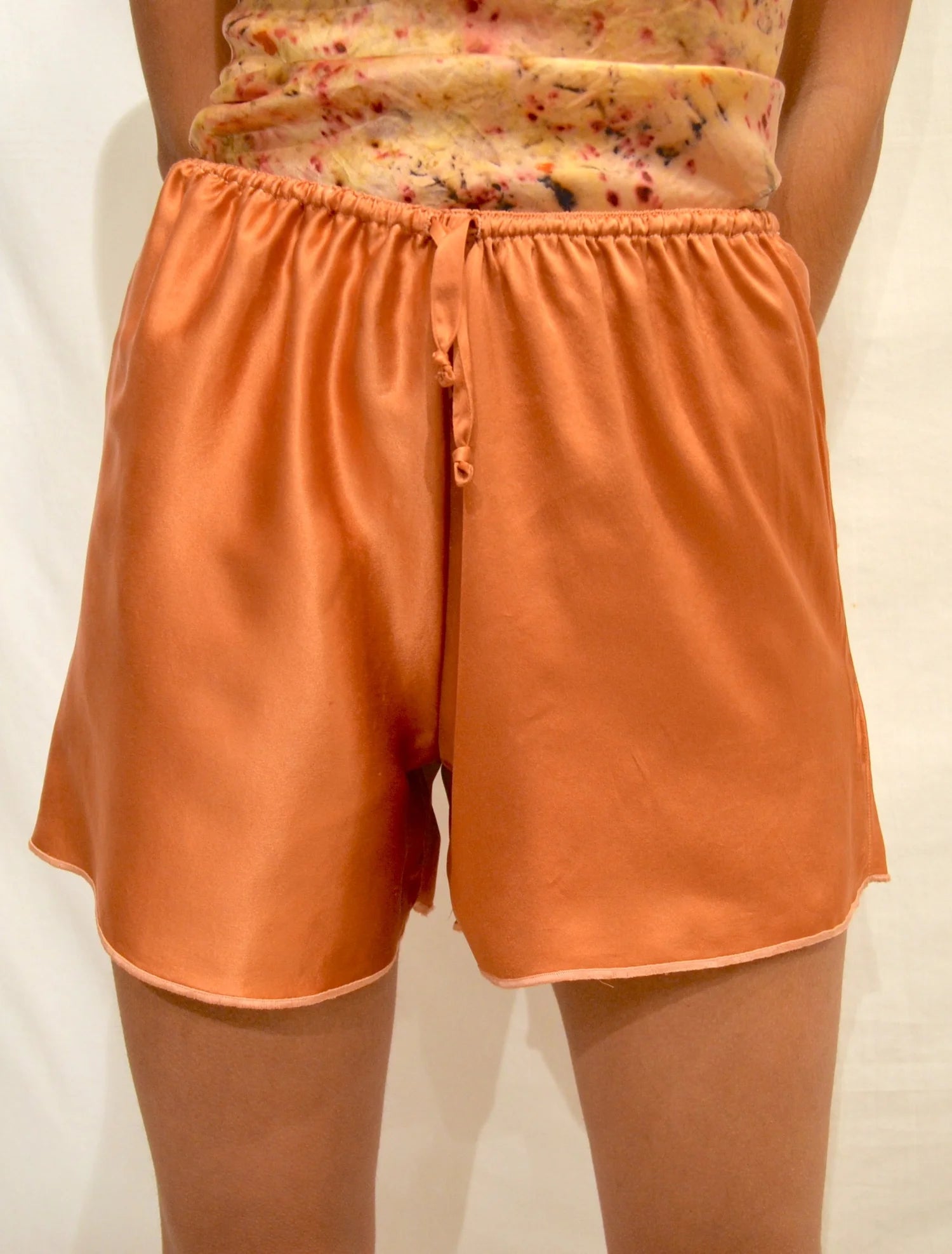 Koh Rong Burnt Orange Silk Shorts