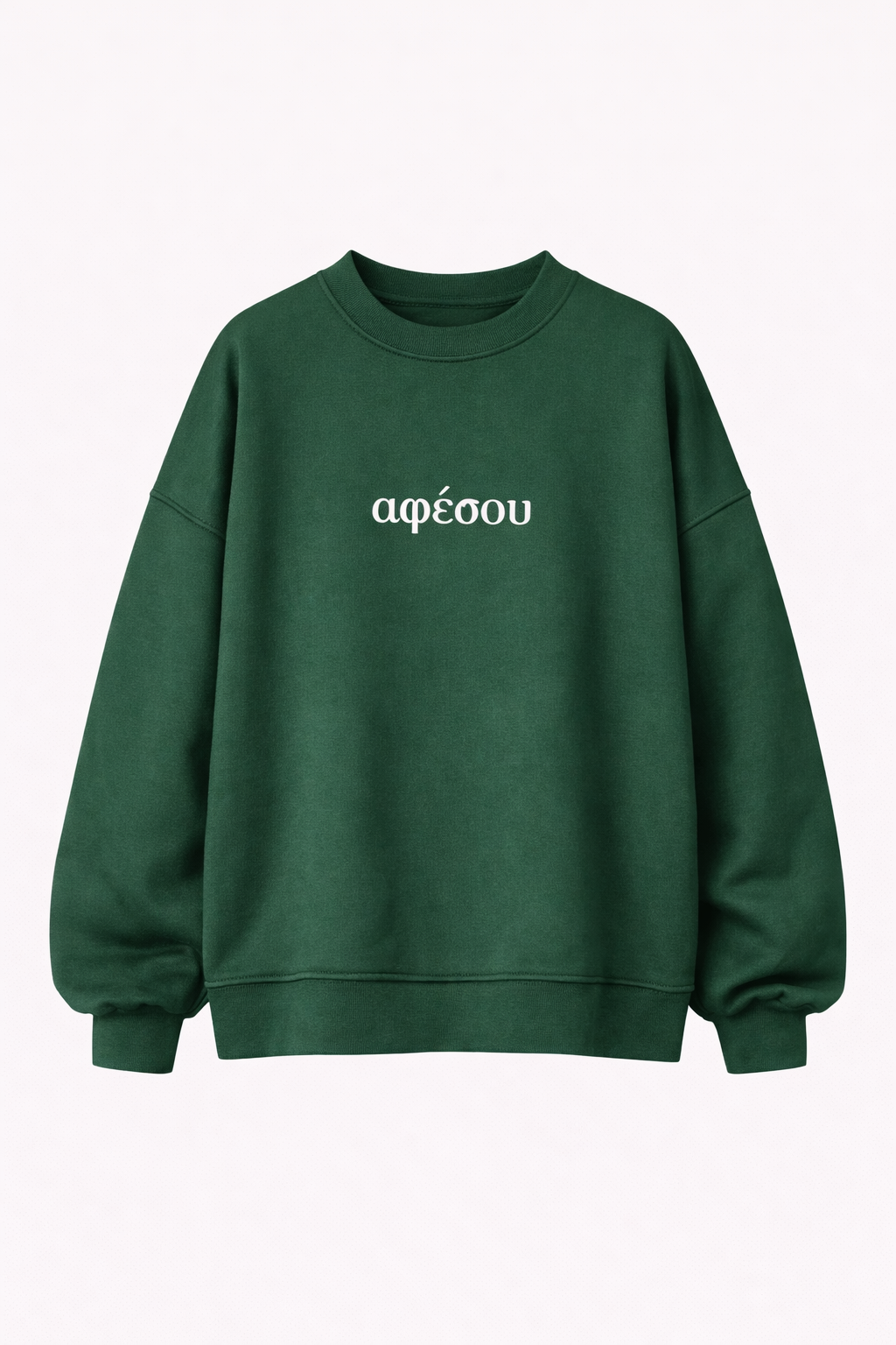 Afesou sweatshirt oversized - Dark Green