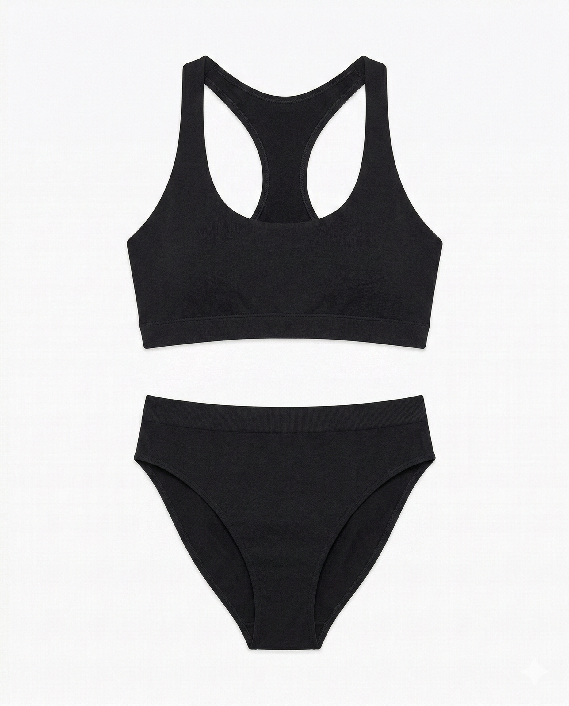 Ψηλόμεσο Bralette & brazilian σλιπ