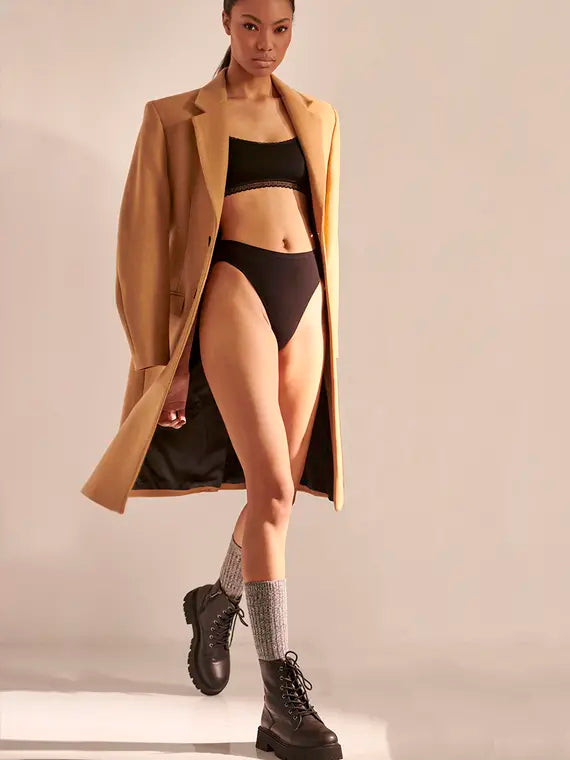 Ψηλόμεσο Bralette & brazilian σλιπ