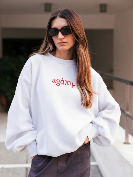 Agaph sweatshirt - White